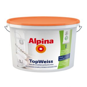 Vopsea lavabila de calitate Alpina Top Weiss